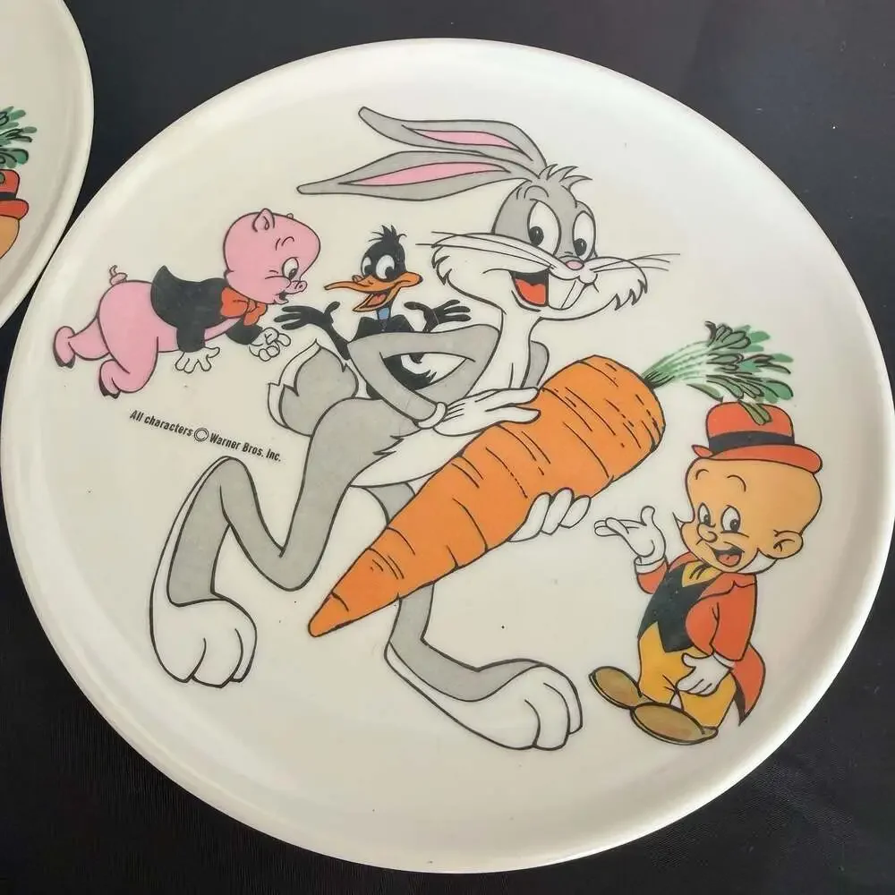 Vintage Lenox Ware Warner Bros. Looney Tunes Melamine Children's Plates 2